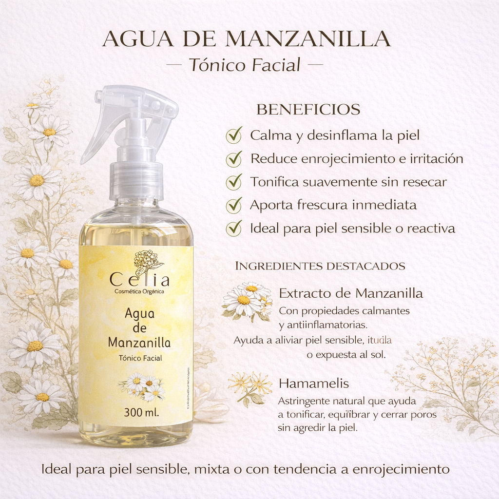 Tónico facial de Manzanilla