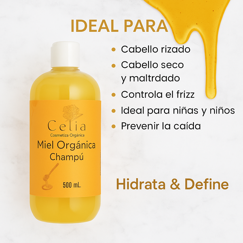 Shampoo de Miel Orgánica