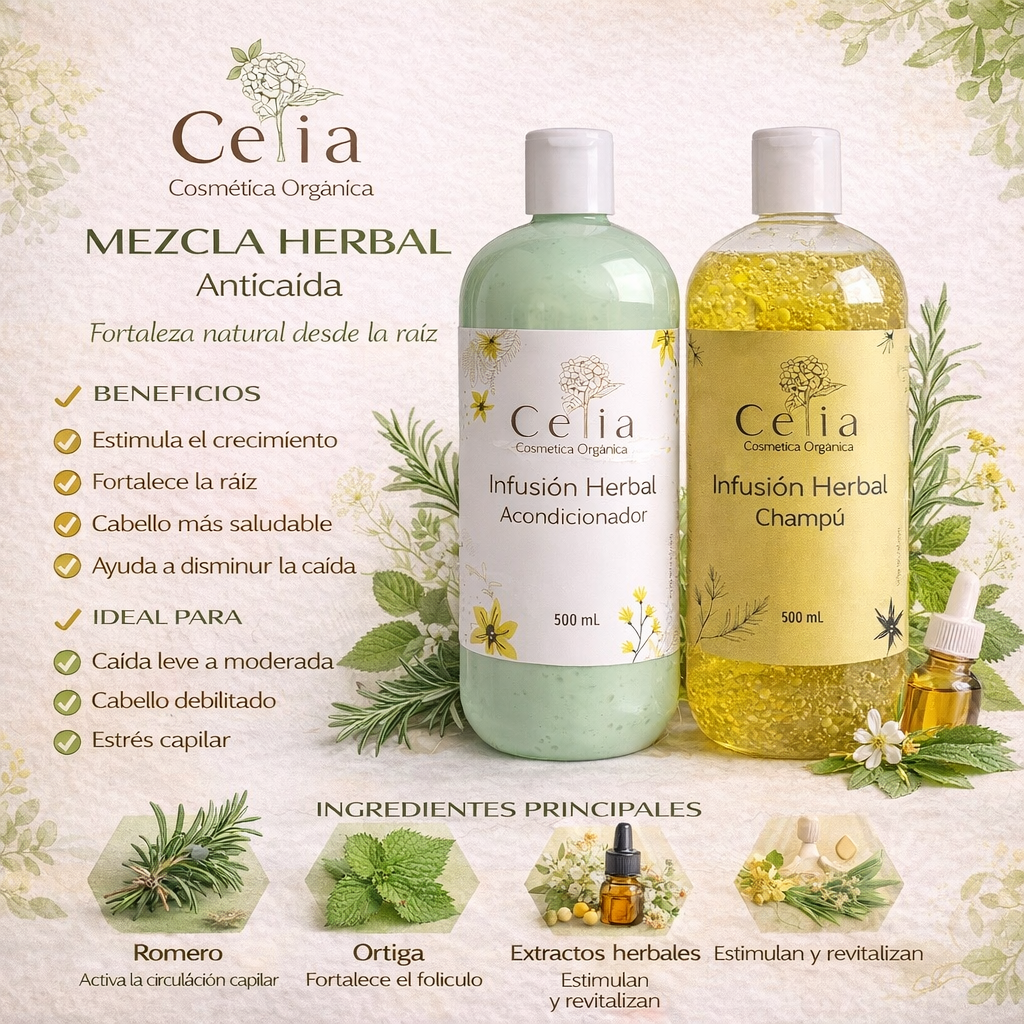 Dúo Anticaída Artesanal Herbal