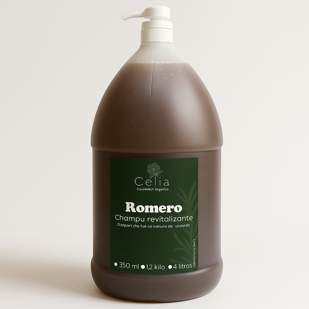 Shampoo Revitalizante de Romero
