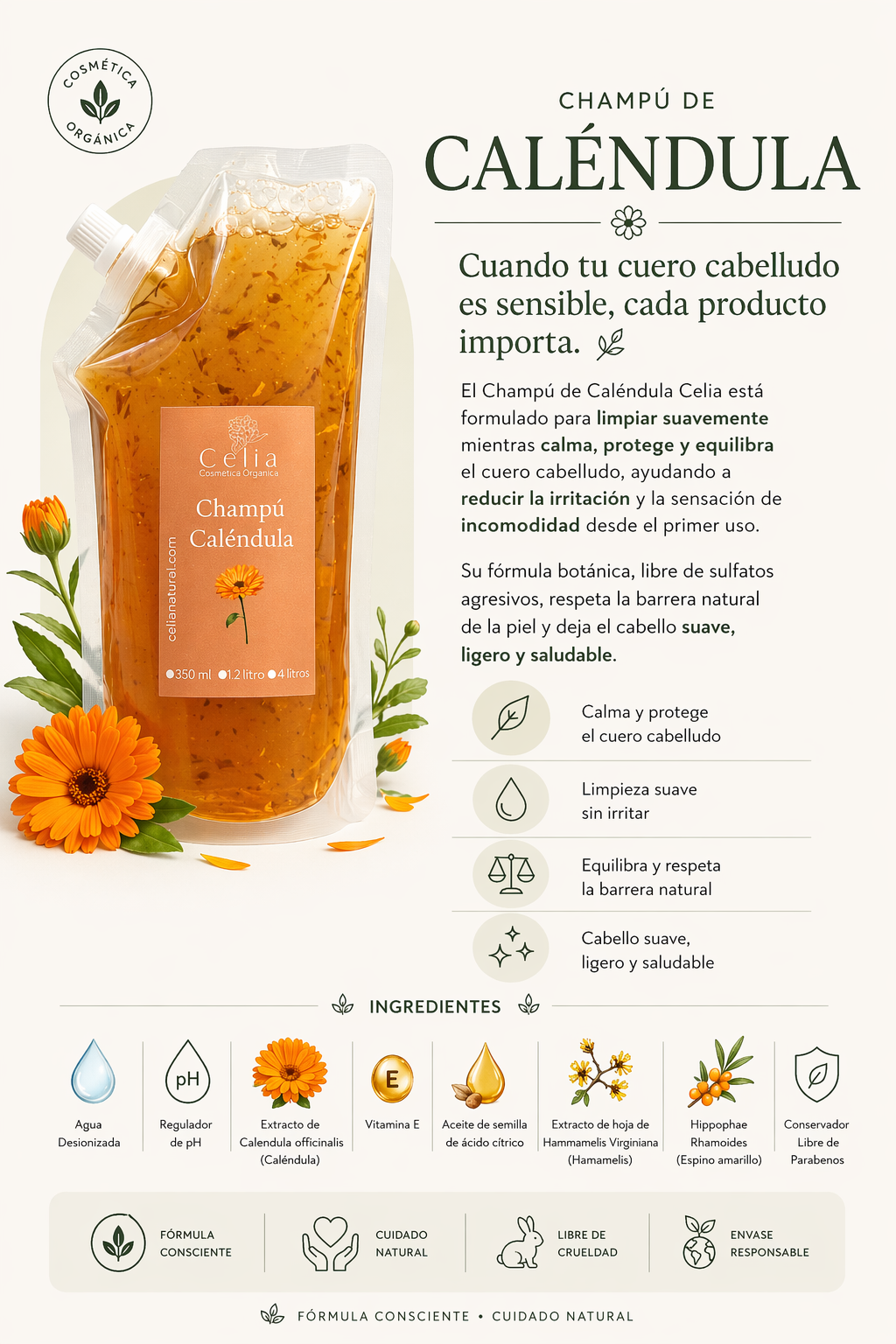 Champú cabello sensible