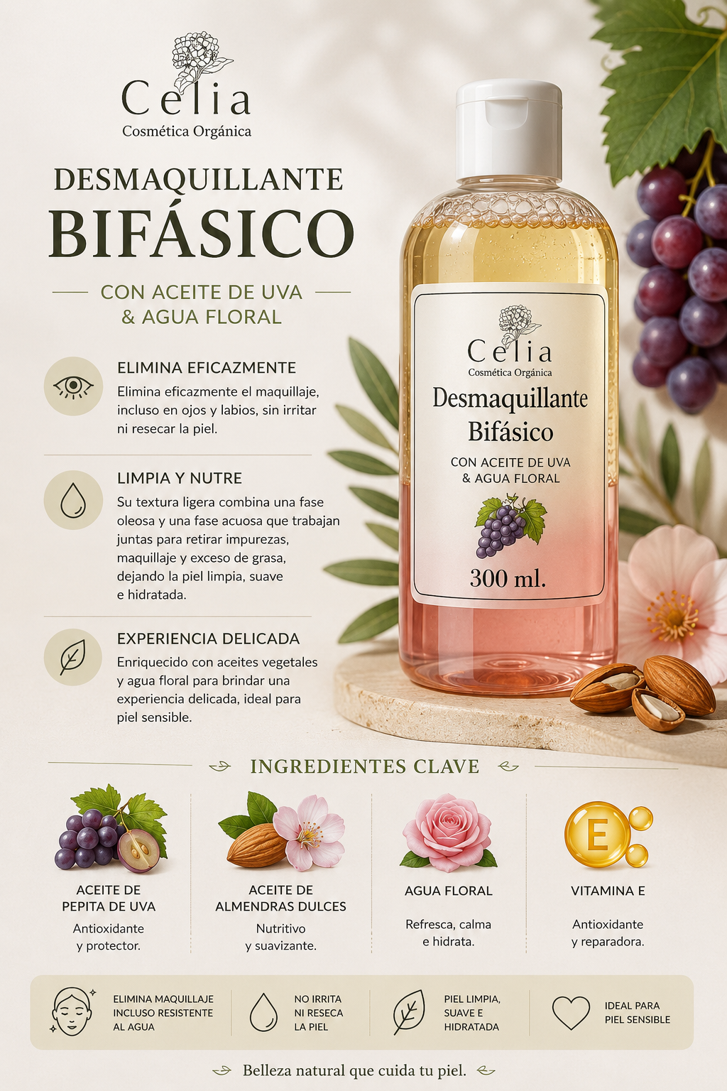 Desmaquillante Bifásico