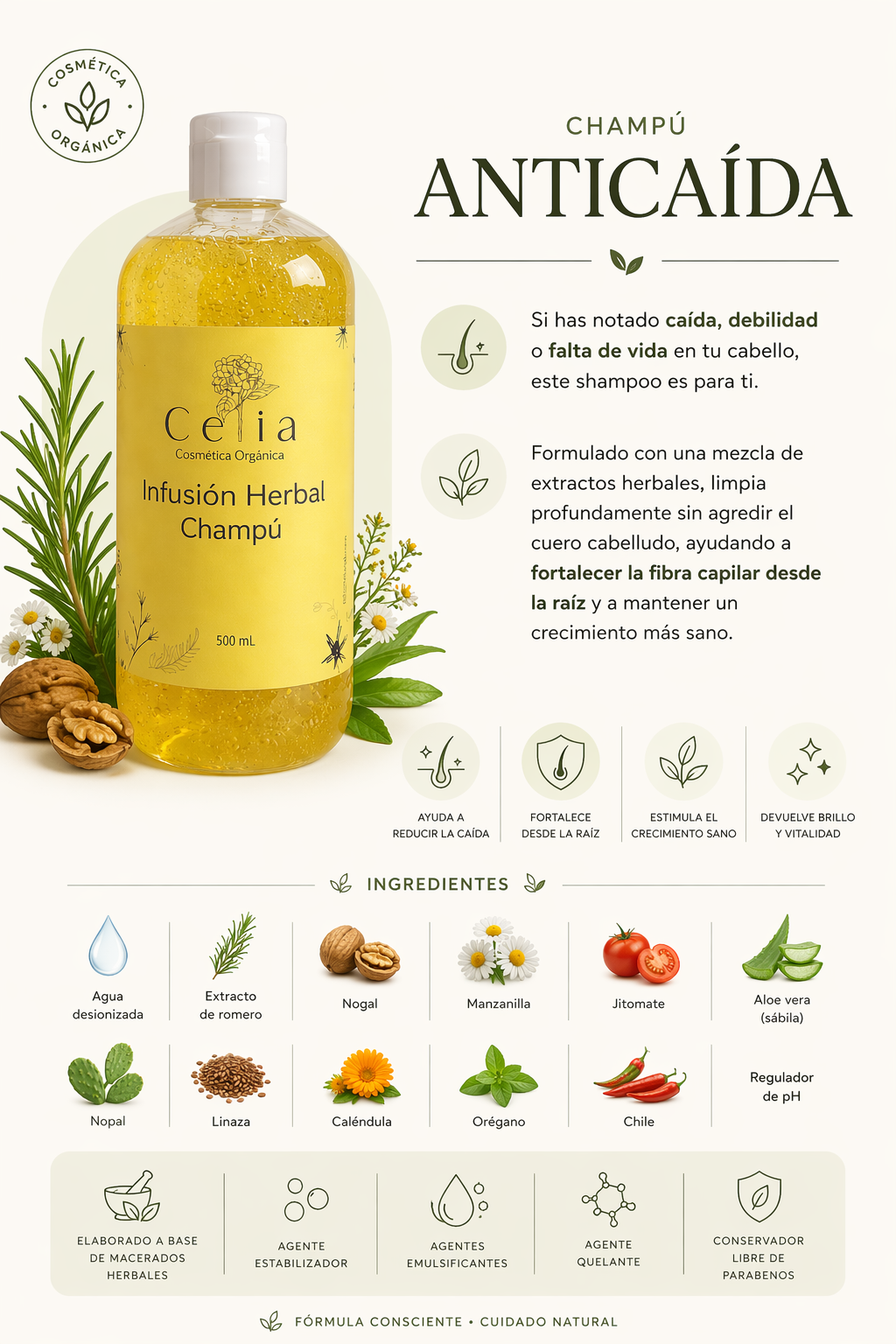 Champú Artesanal Herbal