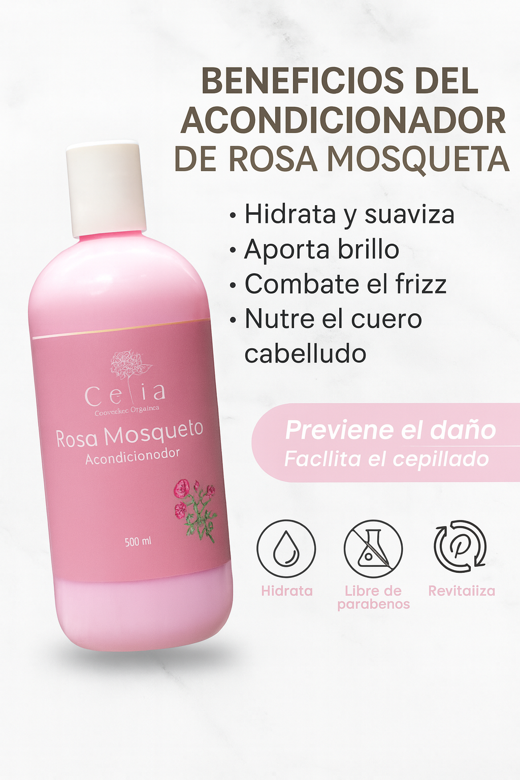 Acondicionador de Rosa mosqueta