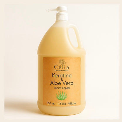 Tónico Keratina y Áloe Vera