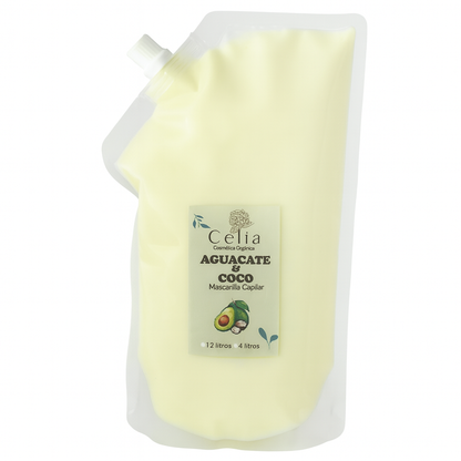 Mascarilla capilar de aguacate