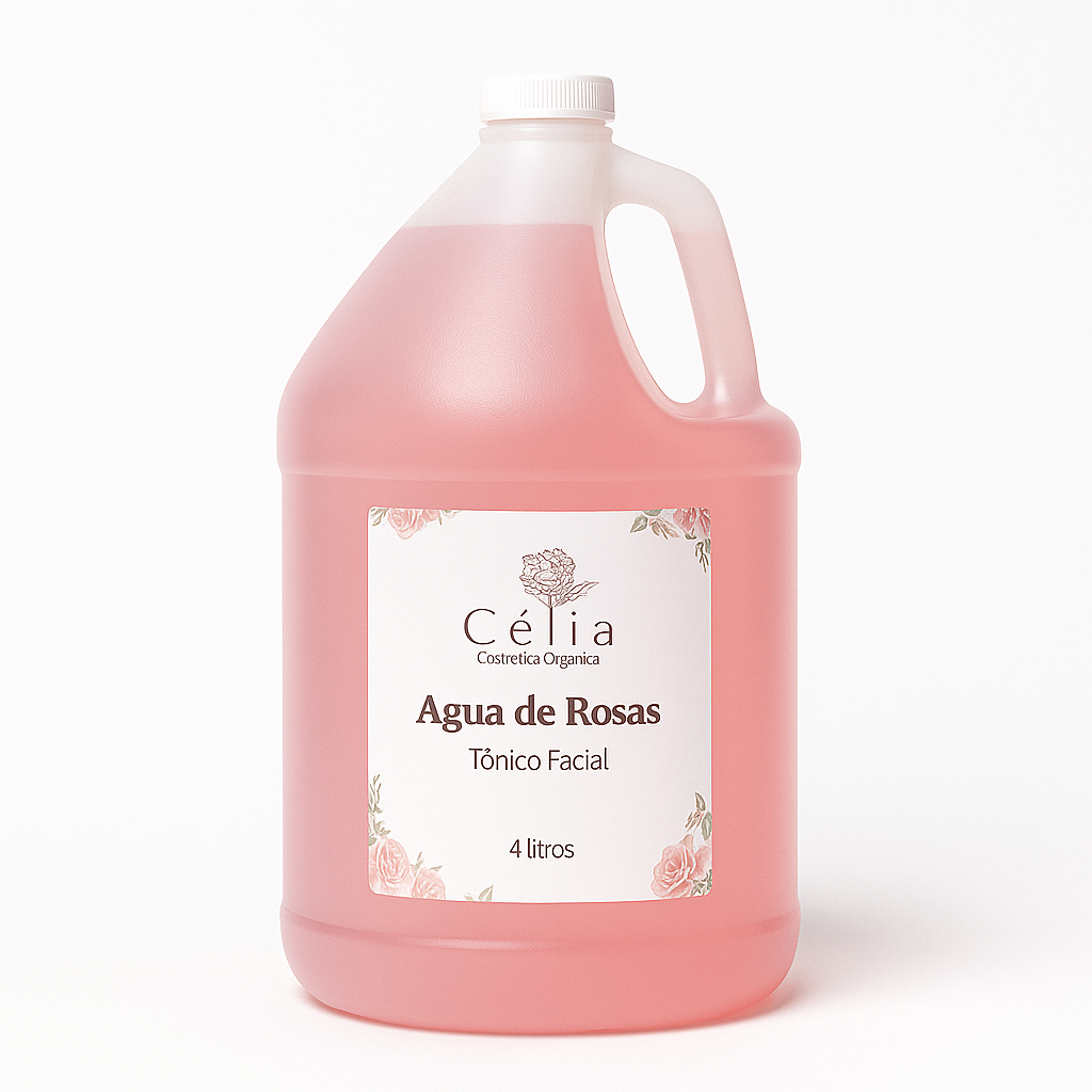 Agua de rosas facial