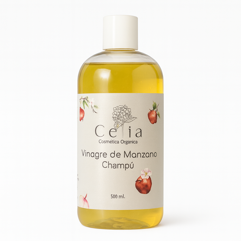 Champú vinagre de manzana 500 ml.