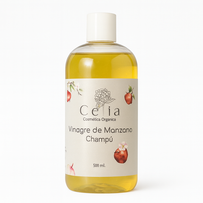 Champú vinagre de manzana 500 ml.