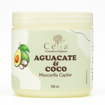 Mascarilla capilar de aguacate